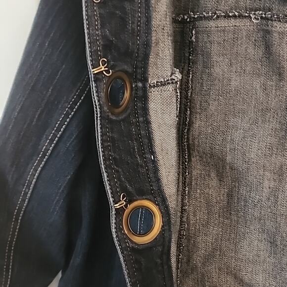 AMI Dark Wash Denim-Like Jacket, XL - Picture 2 of 7